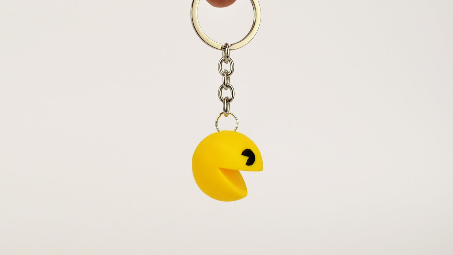 Llavero arcade estilo Pac-Man