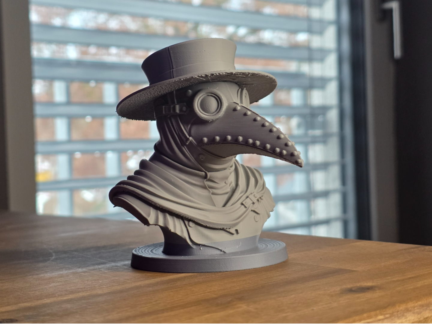 Doctor de la Peste Coleccionable impresa en 3D por ForgeLab