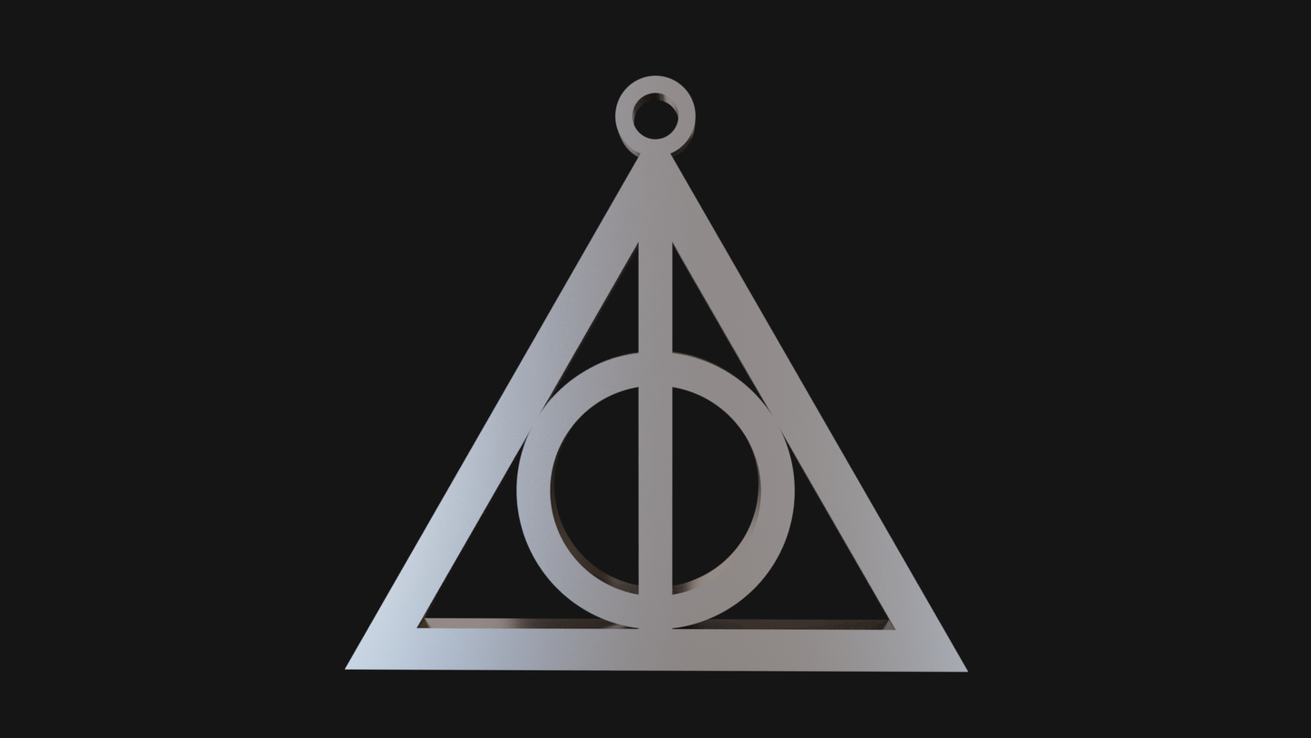 Llavero símbolo Reliquias de la Muerte