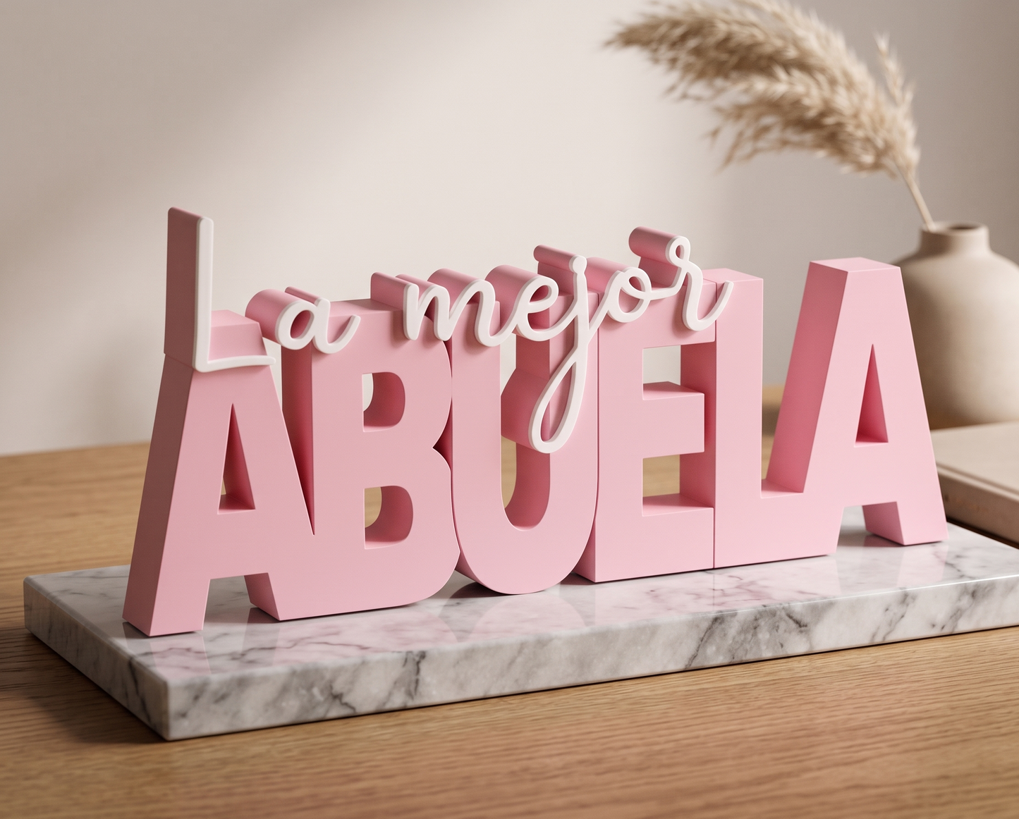 Letrero La Mejor Abuela