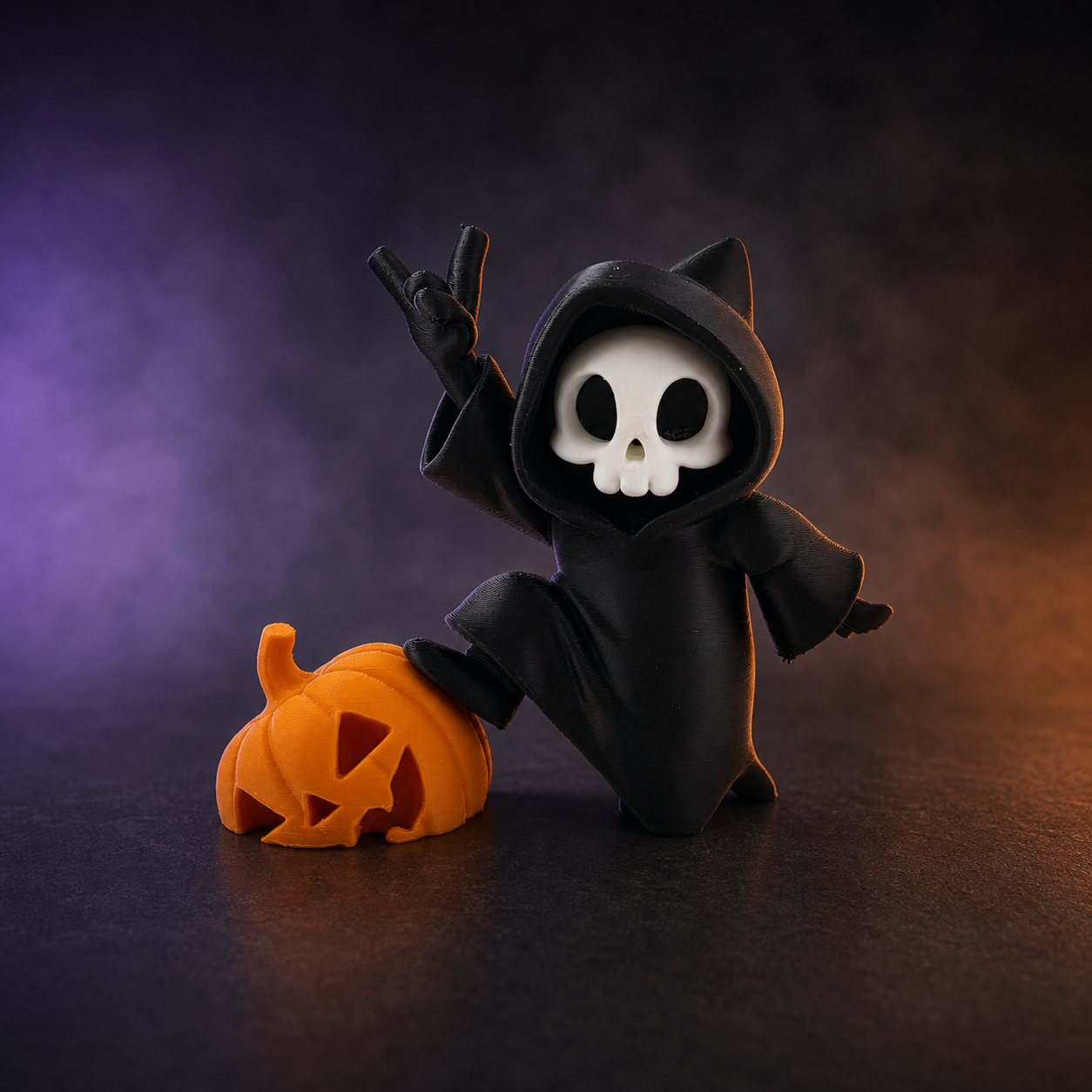 Parca Kawaii con Calabaza