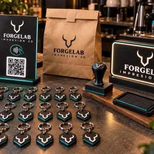 Kit de lanzamiento ForgeLab — visualización conceptual