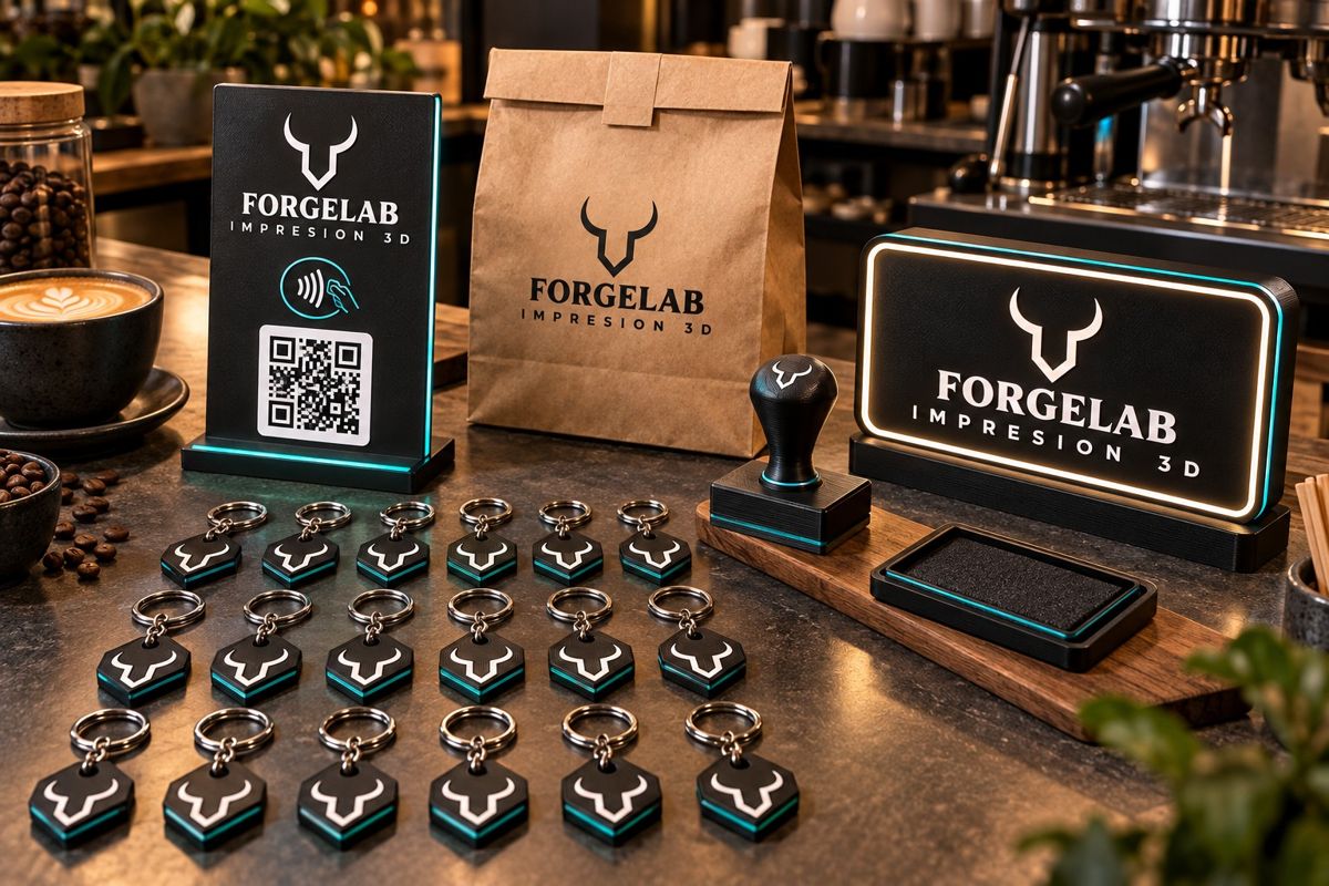 Kit de lanzamiento ForgeLab — visualización conceptual
