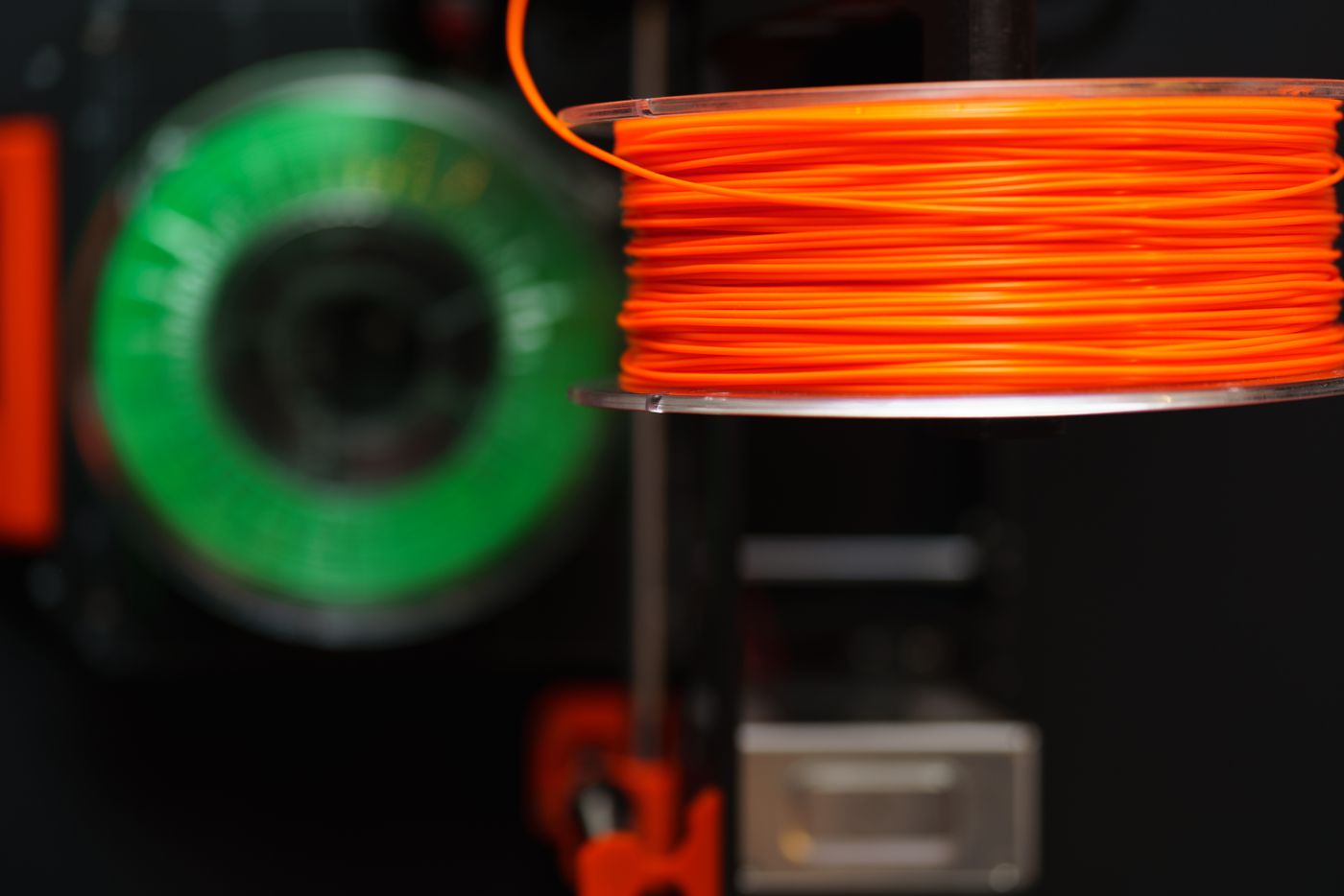 Bobinas de filamento para impresión 3D — fotografía de referencia